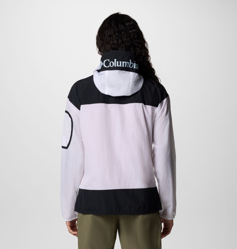 Women's Challenger II Windbreaker, Color: White, Black, image 2