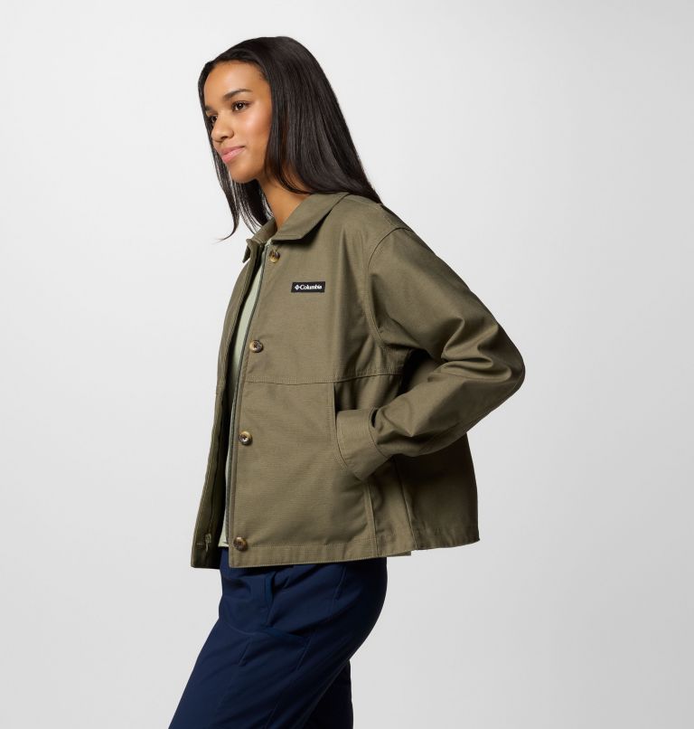 Women's Indigo Canyon Jacket, Color: Stone Green, image 3