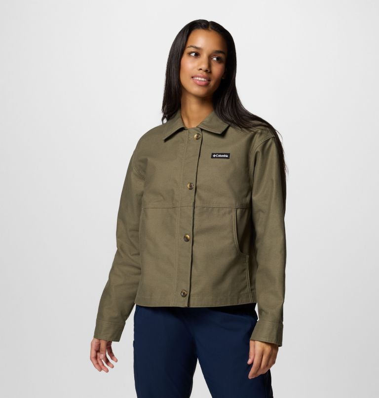 Women's Indigo Canyon Jacket, Color: Stone Green, image 1