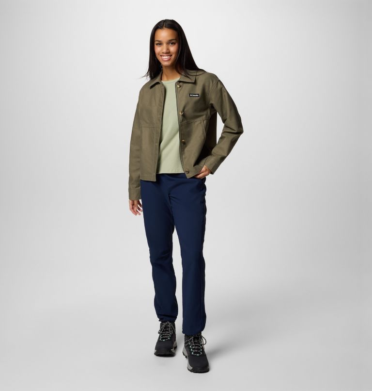 Women's Indigo Canyon Jacket, Color: Stone Green, image 6