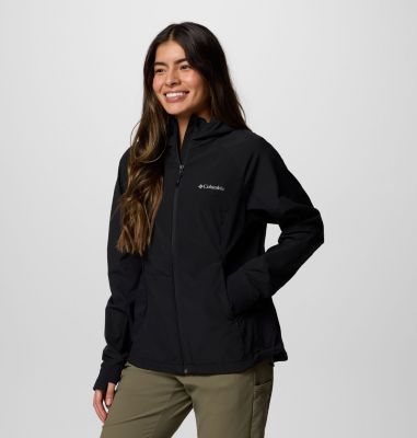 Women's Sweet As III Hooded Softshell Jacket, Color: Black, image 11