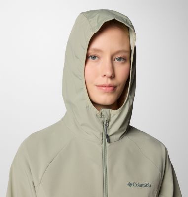 Women's Sweet As III Hooded Softshell Jacket, Color: Safari, image 8