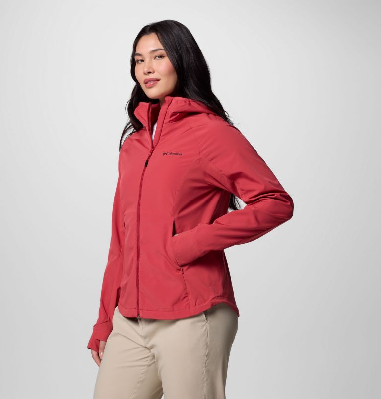 Women's Sweet As III Hooded Softshell Jacket, Color: Daredevil, image 3