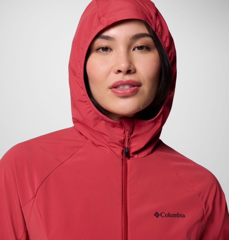 Women's Sweet As III Hooded Softshell Jacket, Color: Daredevil, image 4