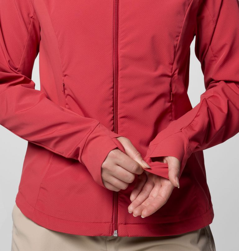 Women's Sweet As III Hooded Softshell Jacket, Color: Daredevil, image 5