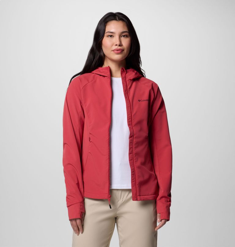 Women's Sweet As III Hooded Softshell Jacket, Color: Daredevil, image 7