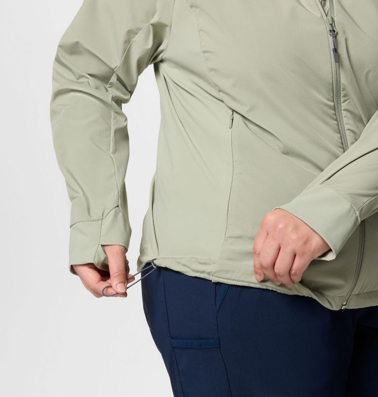Femme Manteau coquille souple à capuchon Sweet As III - Grandes tailles, Color: Safari, image 6