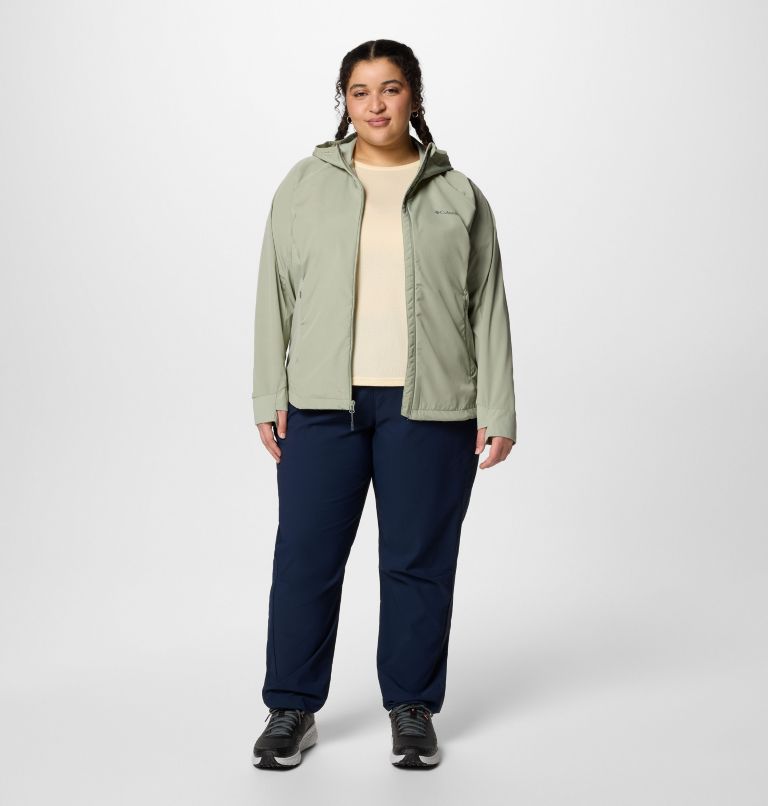 Femme Manteau coquille souple à capuchon Sweet As III - Grandes tailles, Color: Safari, image 8