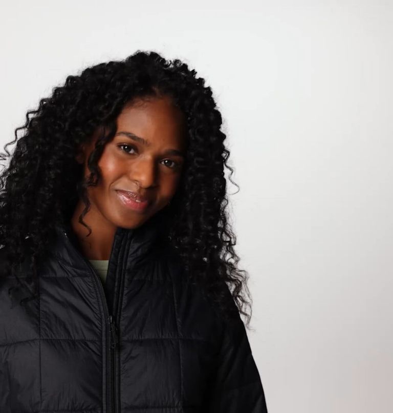 Femme Manteau matelassé Sienna Hill, Color: Black