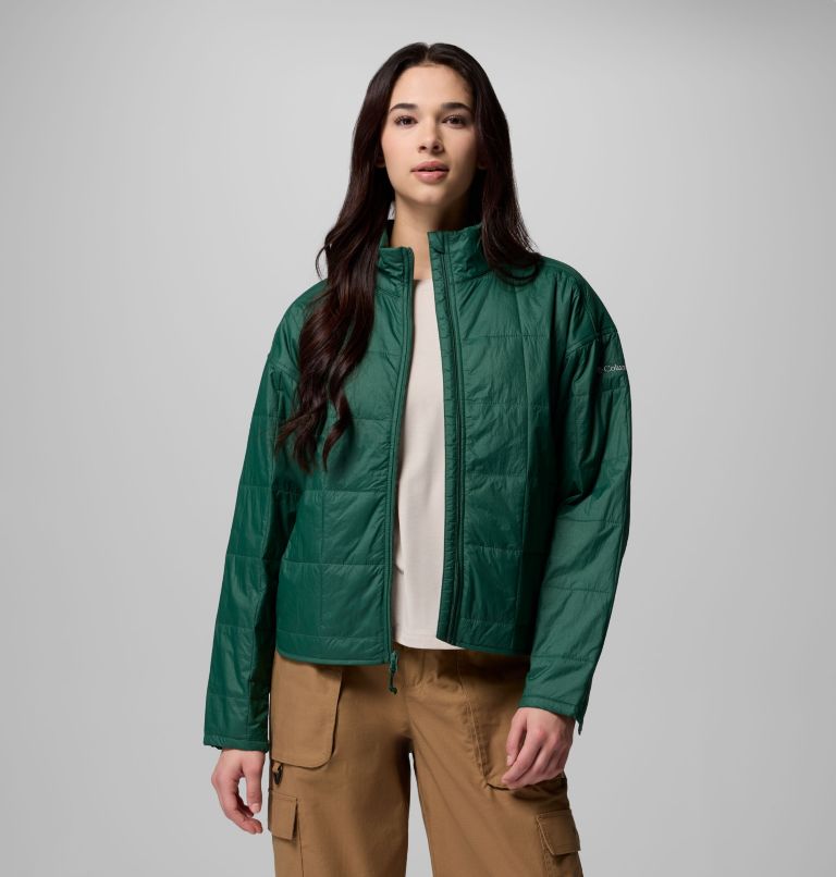 Women's Sienna Hill Quilted Jacket, Color: Rain Forest, image 1