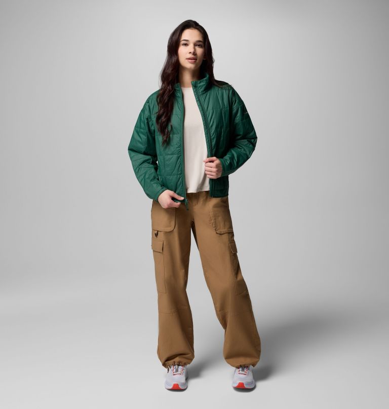 Women's Sienna Hill Quilted Jacket, Color: Rain Forest, image 8