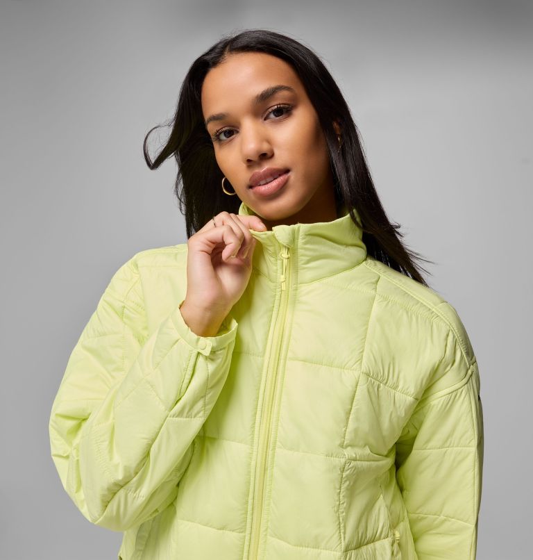 Women's Sienna Hill Quilted Jacket, Color: Citron Haze, image 6