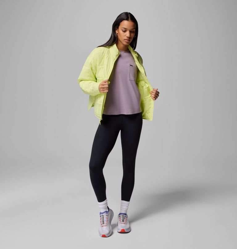 Women's Sienna Hill Quilted Jacket, Color: Citron Haze, image 9