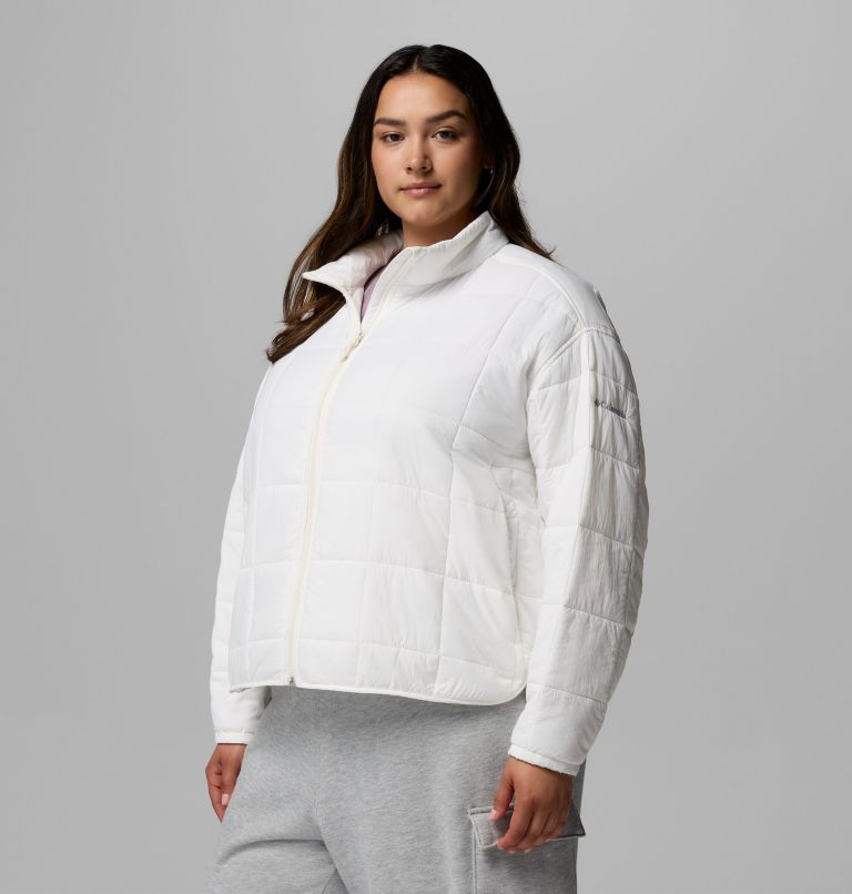 Women's Sienna Hill Quilted Jacket - Plus Size, Color: Sea Salt, image 4