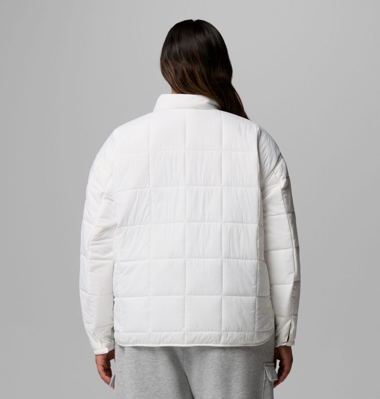 Women's Sienna Hill Quilted Jacket - Plus Size, Color: Sea Salt, image 3