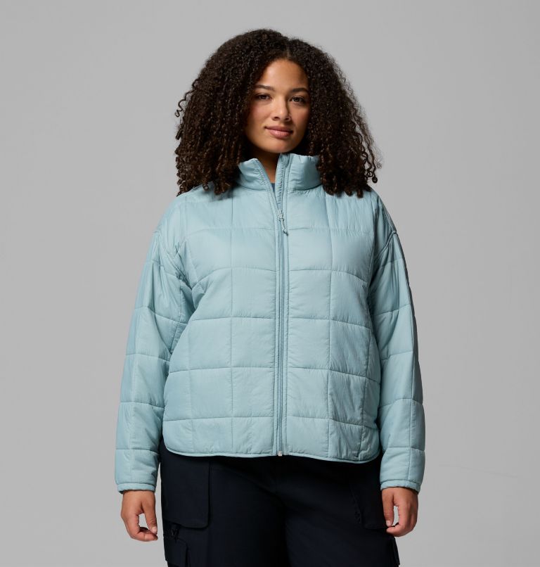 Women's Sienna Hill Quilted Jacket - Plus Size, Color: Crushed Blue, image 1