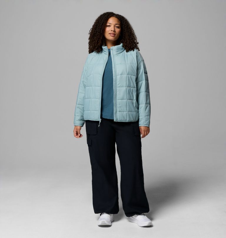 Women's Sienna Hill Quilted Jacket - Plus Size, Color: Crushed Blue, image 2