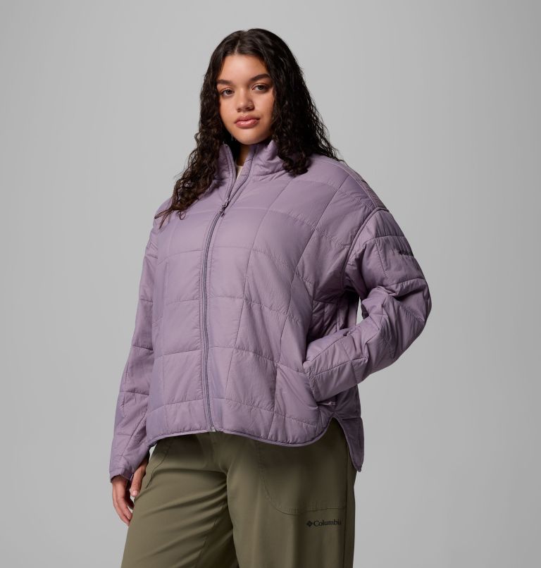 Women's Sienna Hill Quilted Jacket - Plus Size, Color: Shale Purple, image 4
