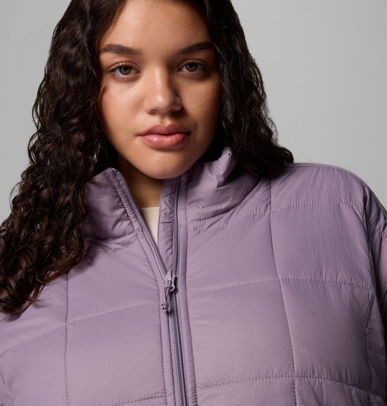 Women's Sienna Hill Quilted Jacket - Plus Size, Color: Shale Purple, image 6