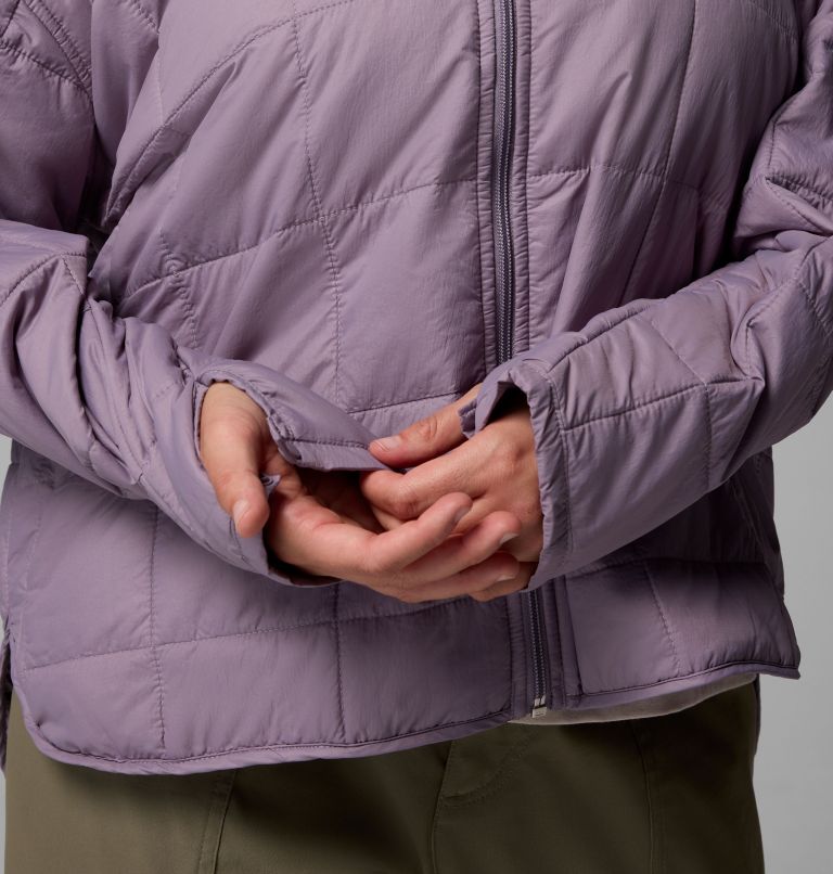 Women's Sienna Hill Quilted Jacket - Plus Size, Color: Shale Purple, image 7