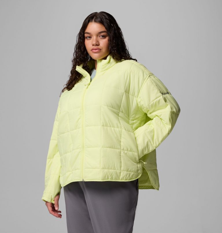 Women's Sienna Hill Quilted Jacket - Plus Size, Color: Citron Haze, image 4