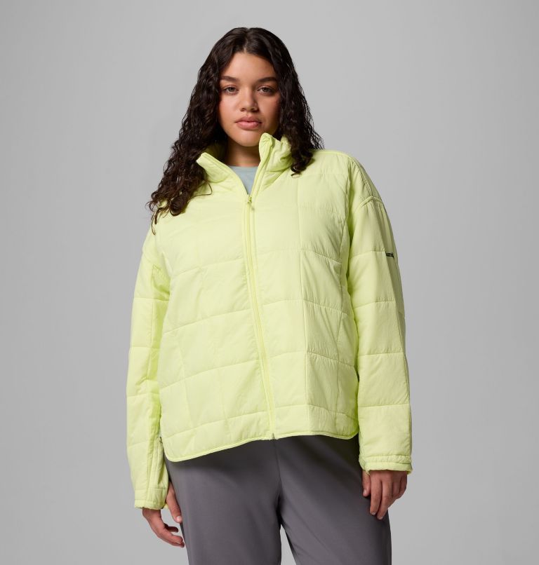 Women's Sienna Hill Quilted Jacket - Plus Size, Color: Citron Haze, image 1