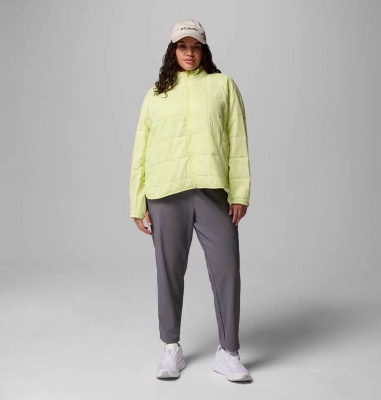 Women's Sienna Hill Quilted Jacket - Plus Size, Color: Citron Haze, image 2