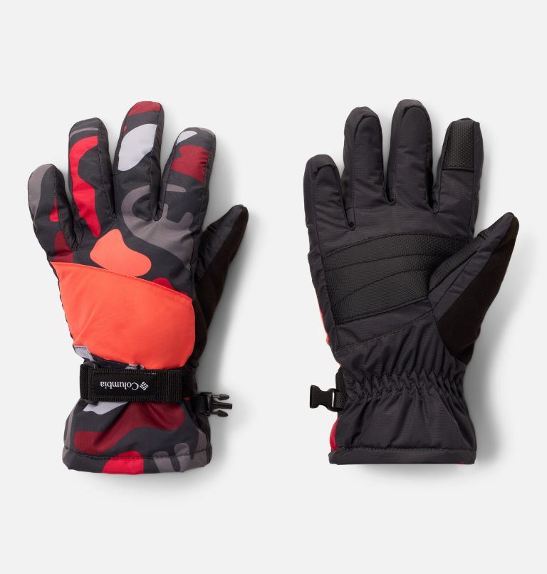 Kids' Core III Printed Gloves, Color: Shark Dinoflauge, Zing, image 1