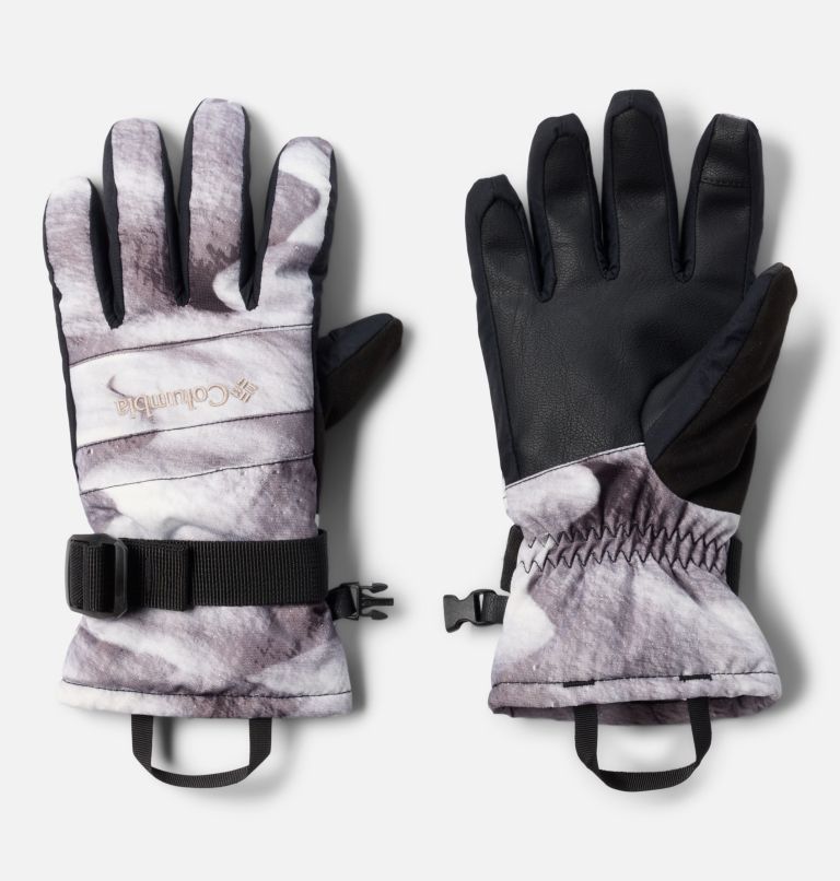 Kids' Whirlibird III Printed Gloves, Color: White Windblown, image 1