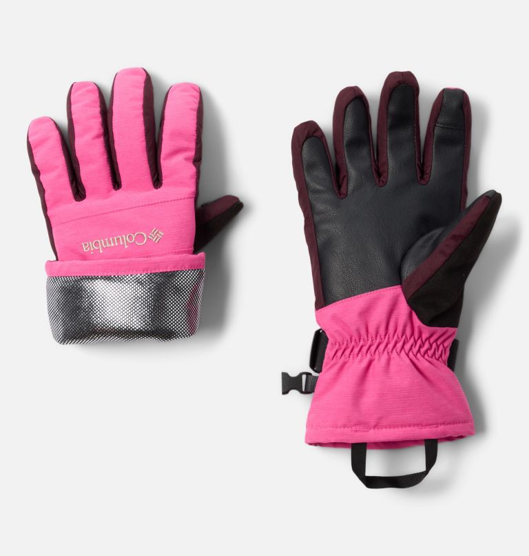 Kids' Whirlibird III Printed Gloves, Color: Pink Ice Melange, image 2