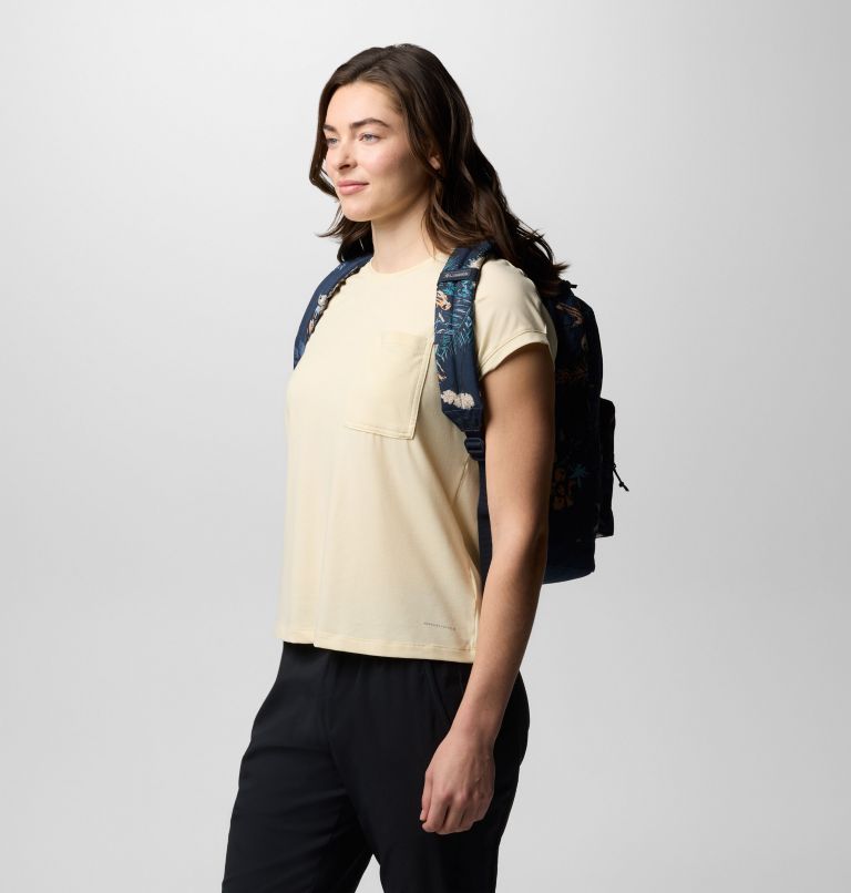 Zigzag II 22L Printed Backpack, Color: Collegiate Navy Outbacked, image 4