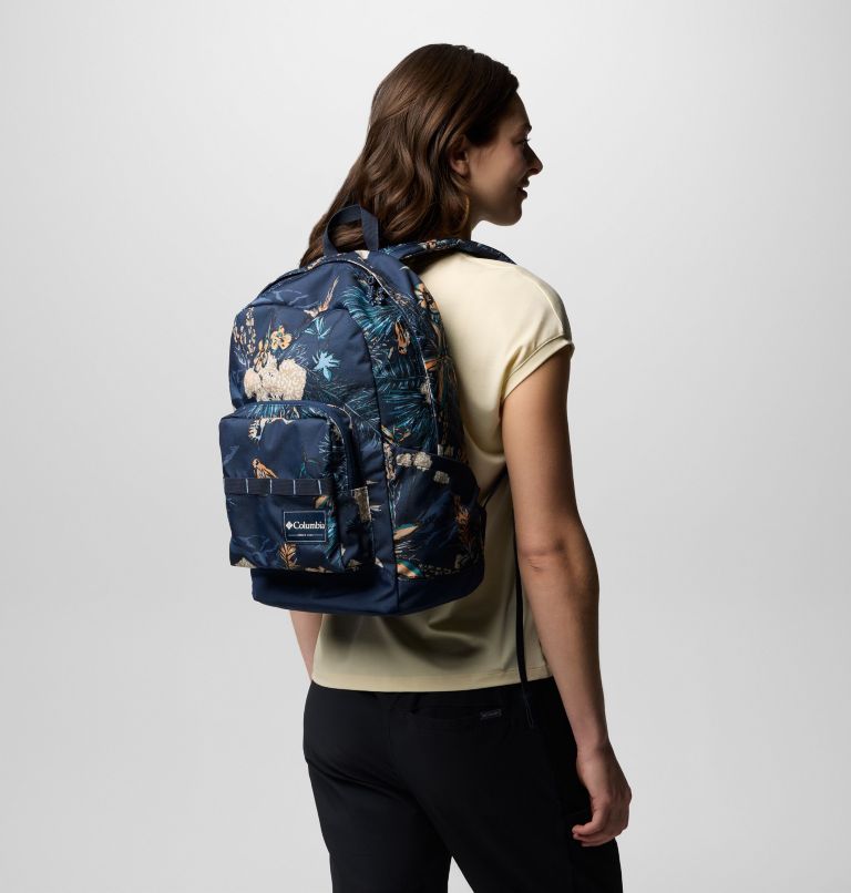Zigzag II 22L Printed Backpack, Color: Collegiate Navy Outbacked, image 5