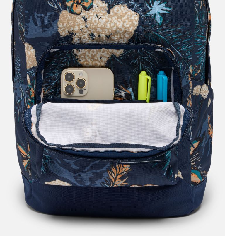 Zigzag II 22L Printed Backpack, Color: Collegiate Navy Outbacked, image 9