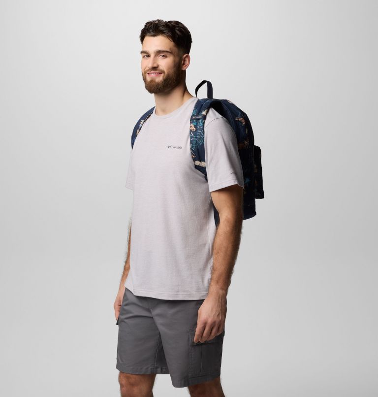 Zigzag II 22L Printed Backpack, Color: Collegiate Navy Outbacked, image 3