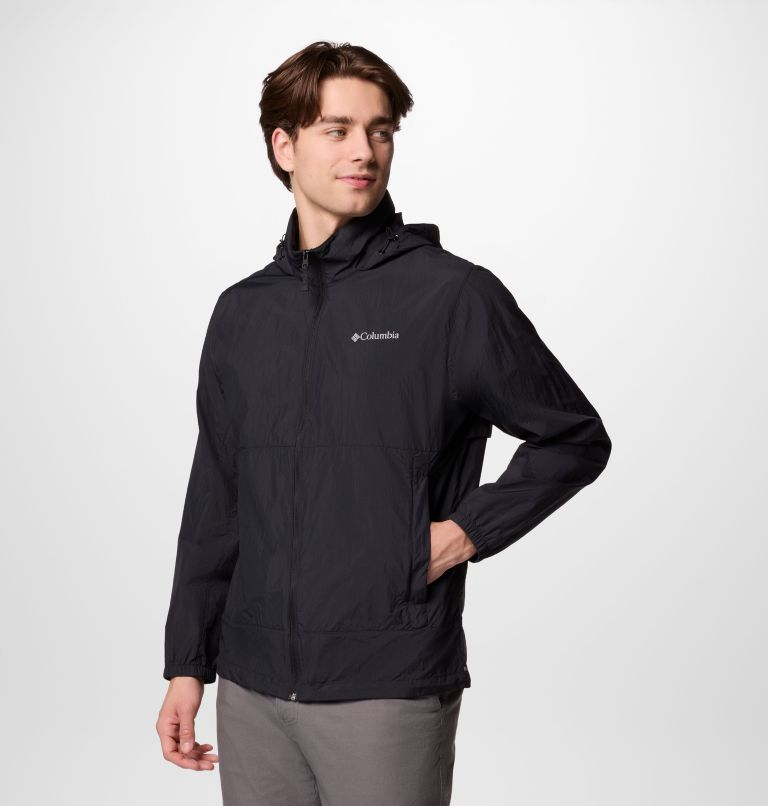 Men's Loop Basin Windbreaker, Color: Black, image 3