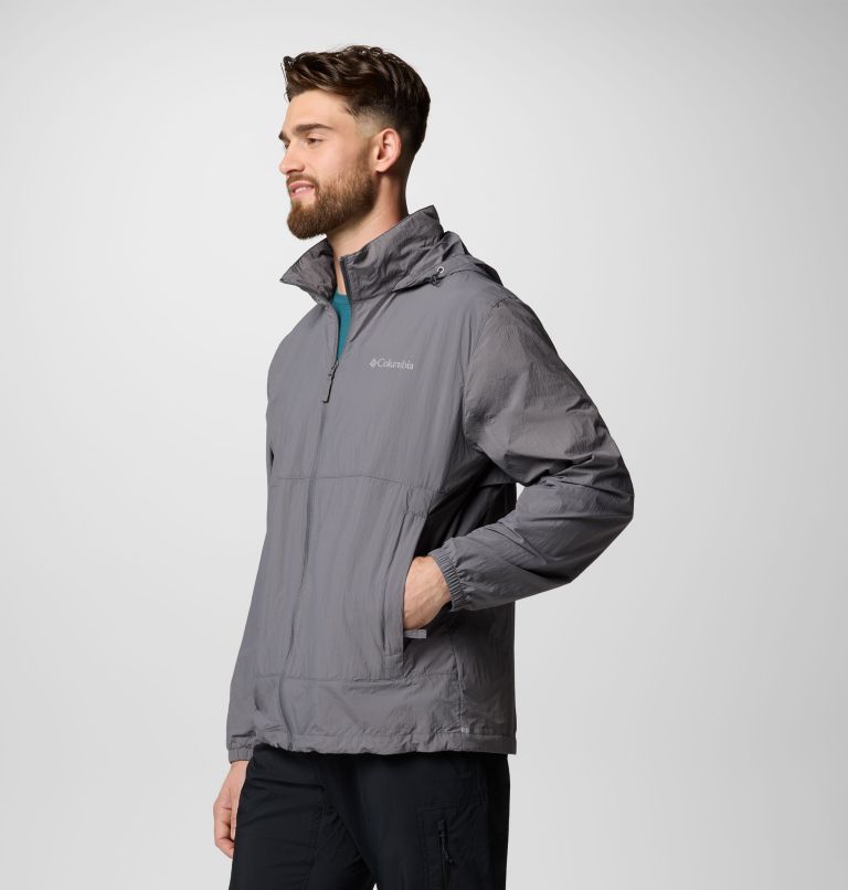 Men's Loop Basin Windbreaker, Color: City Grey, image 3