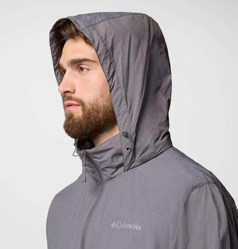 Men's Loop Basin Windbreaker, Color: City Grey, image 4