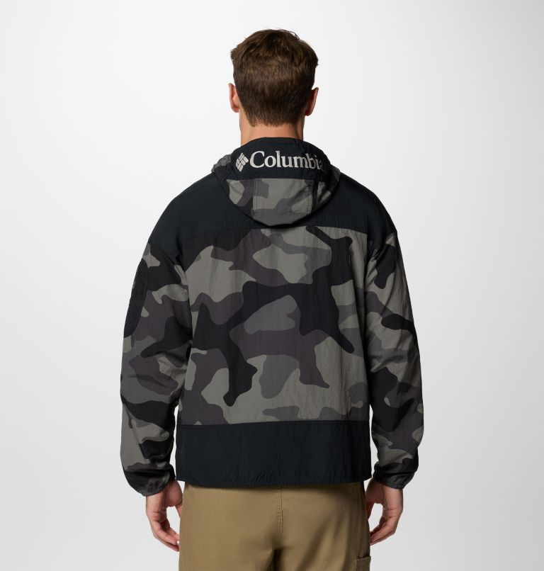 Men's Challenger II Printed Windbreaker, Color: Black Mod Camo, Black, image 2
