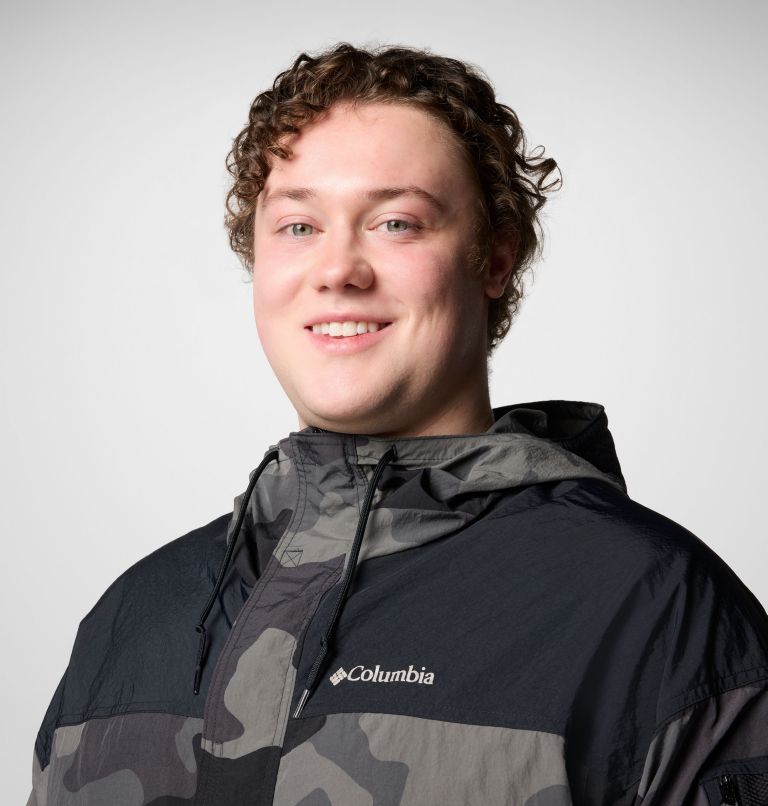 Men's Challenger II Printed Windbreaker - Extended Size, Color: Black Mod Camo, Black, image 4