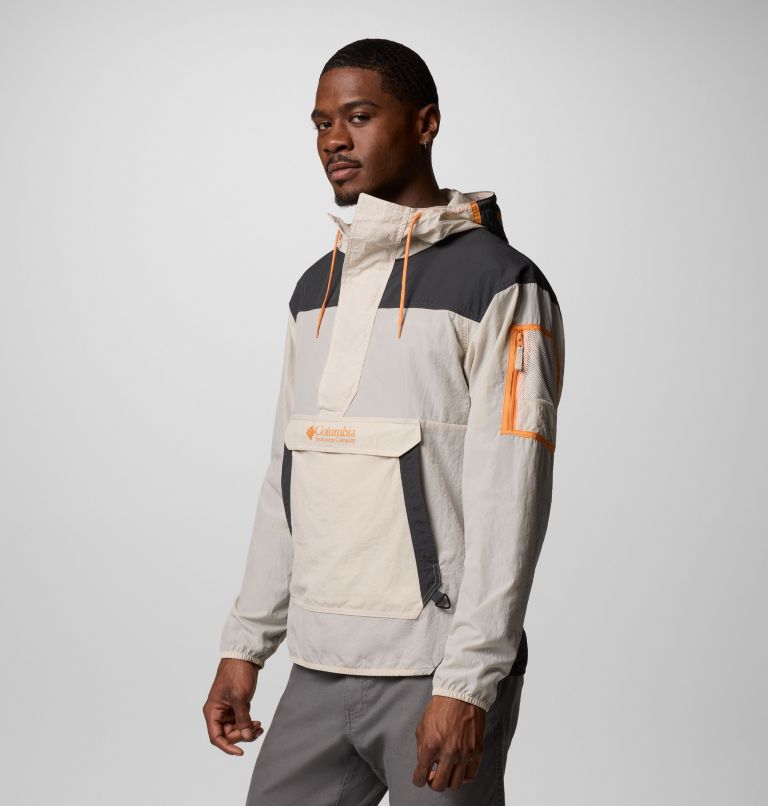 Men's Challenger Windbreaker Anorak, Color: Dark Stone, Shark, image 3