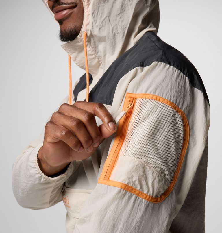 Men's Challenger Windbreaker Anorak, Color: Dark Stone, Shark, image 7