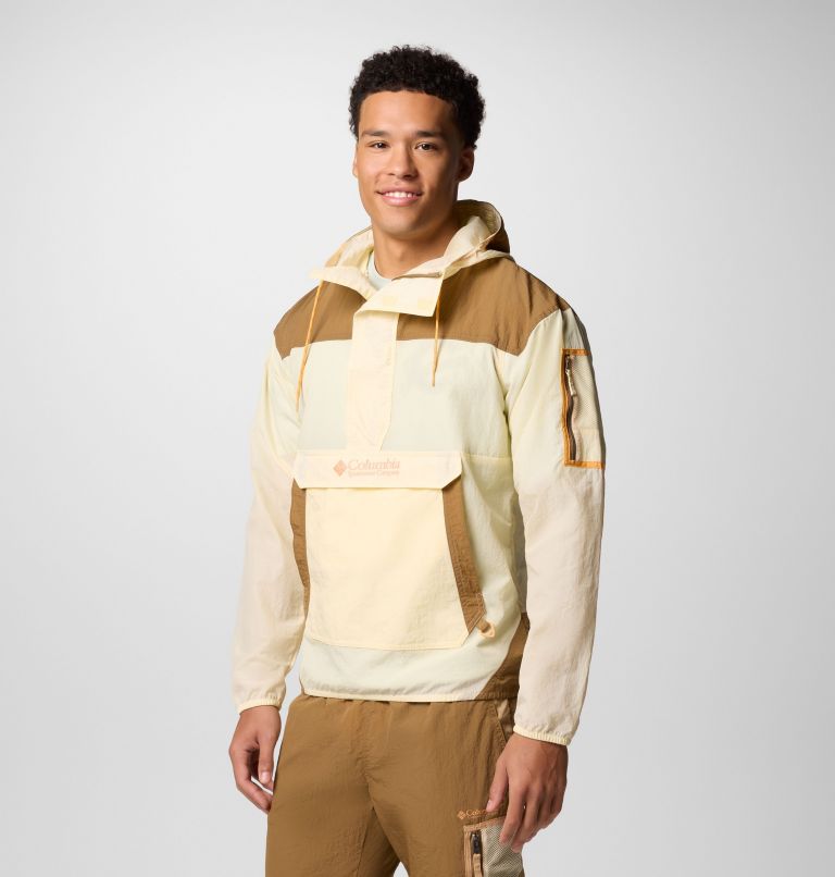 Men's Challenger Windbreaker Anorak, Color: Lemon Wash, Delta, image 3
