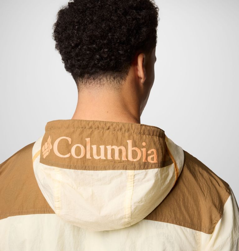 Men's Challenger Windbreaker Anorak, Color: Lemon Wash, Delta, image 5