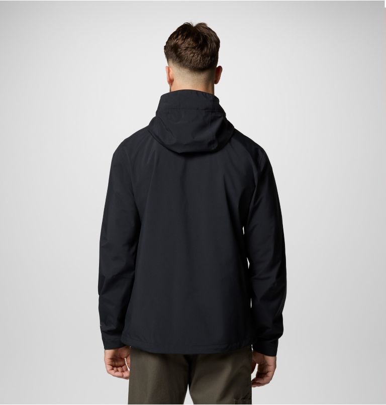 Men's Earth Explorer II Waterproof Jacket, Color: Black, image 3