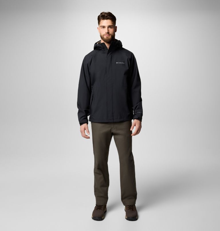 Men's Earth Explorer II Waterproof Jacket, Color: Black, image 2