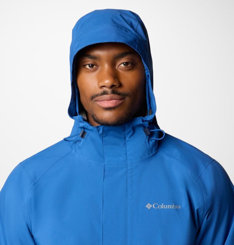 Men's Earth Explorer II Waterproof Jacket, Color: Mountain Blue, image 5