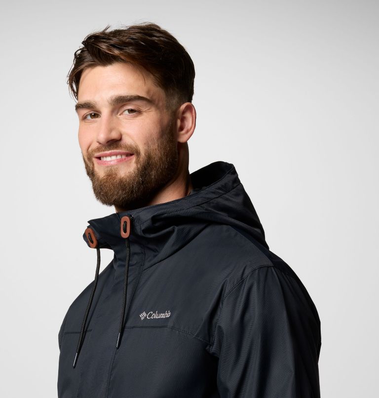 Men's The Drizz Jacket, Color: Black, image 4