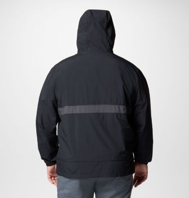 Coupe-vent à Capuche Spire Valley Homme - Grande Taille, Color: Black, Shark, image 7