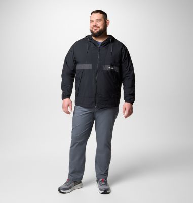 Coupe-vent à Capuche Spire Valley Homme - Grande Taille, Color: Black, Shark, image 6