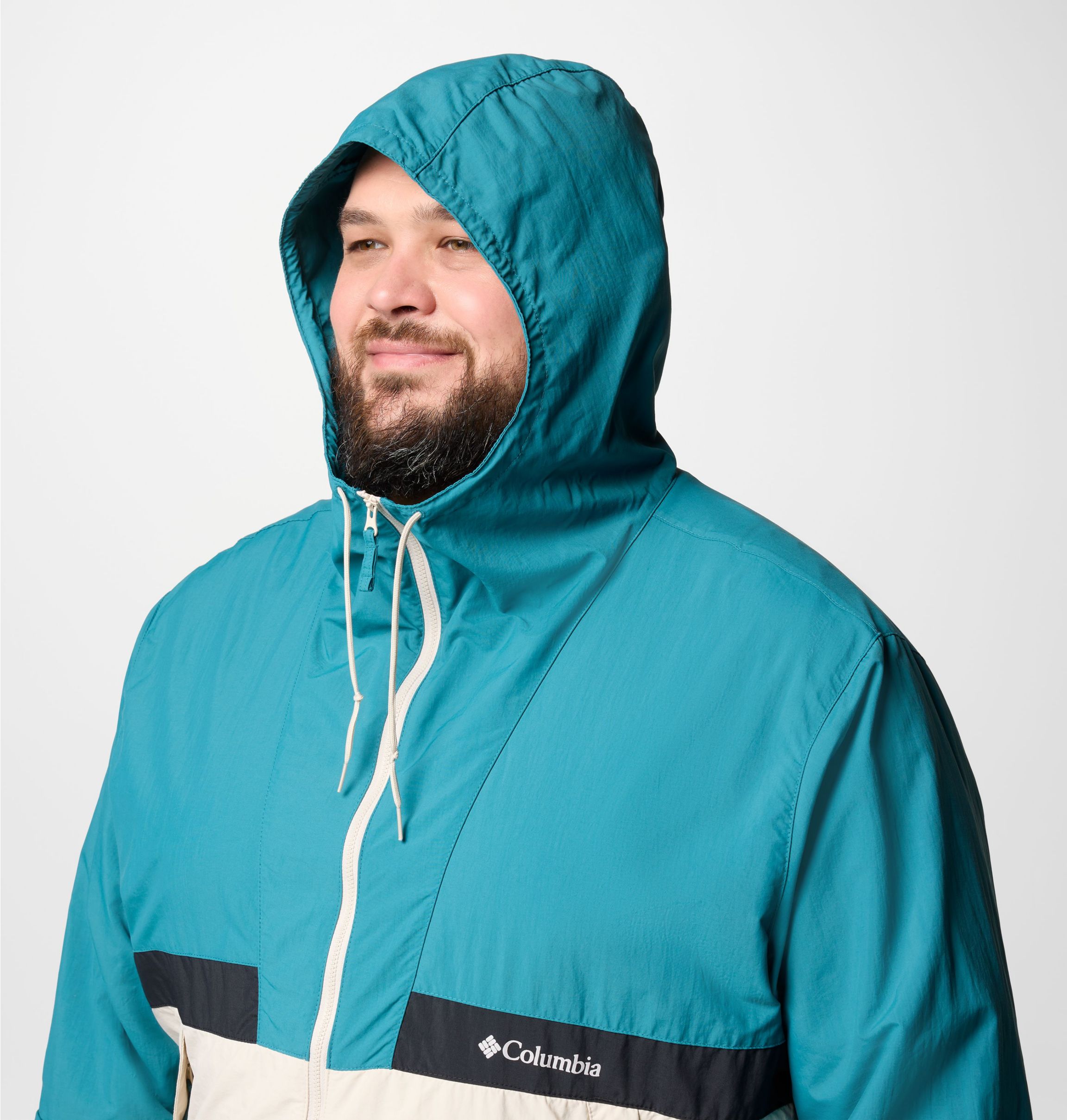 【COSYHARU】Collected Two-Way Hood Windbreaker TWO-TONE 1/4 ZIP WINDBREAKER - SilencerCo